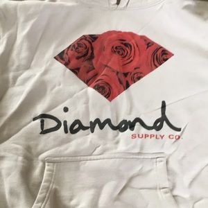 White diamond hoodie